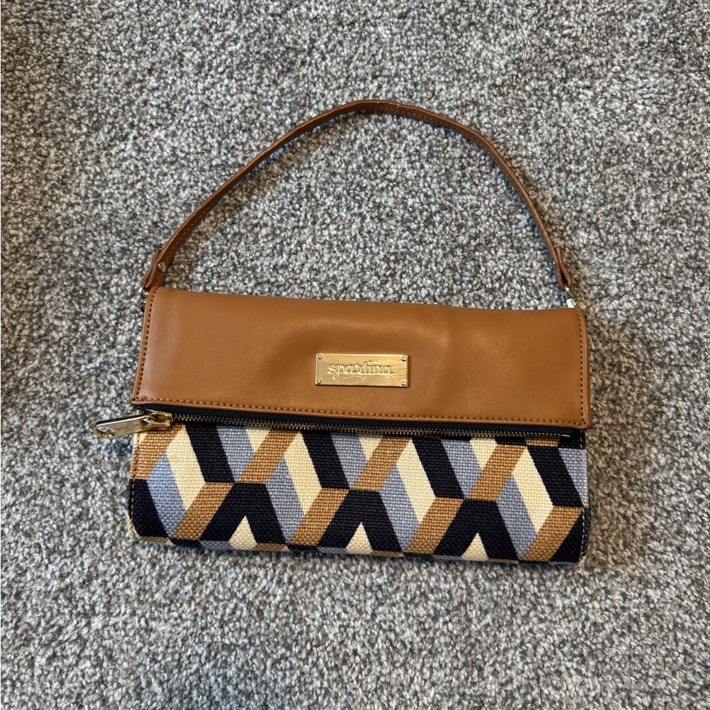Spartina 449 Bateau Bleu Convertible Clutch Mini Bag